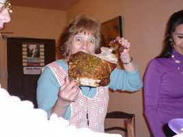 Cliente disfrutando una pata